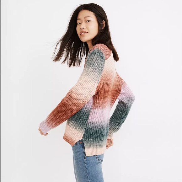 Madewell Colorful Shoulder Pullover Sweater Size S - Picture 4 of 7